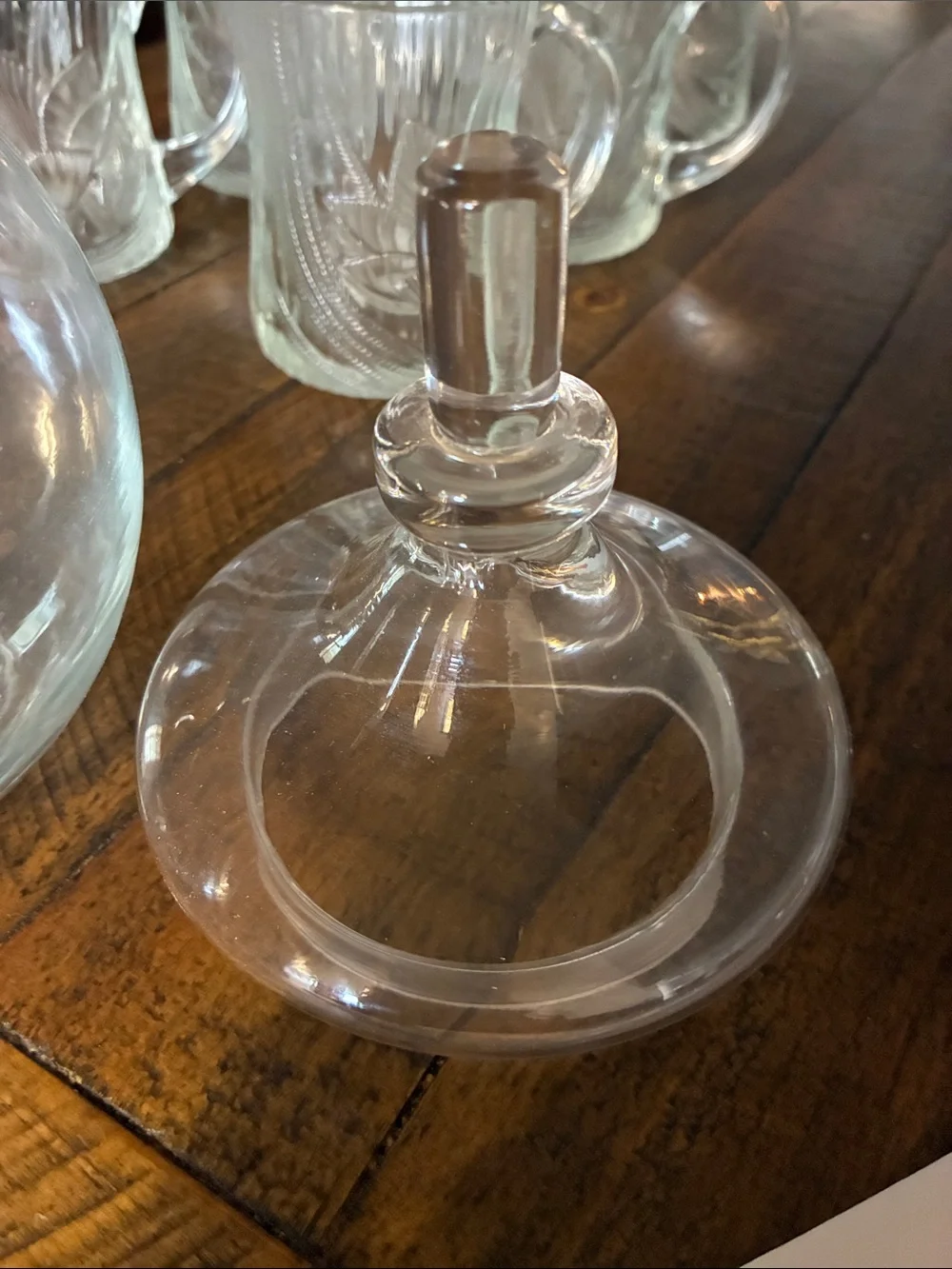 Clear Glass Apothecary Jar with Lid - Home Accents